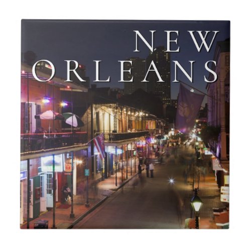 New Orleans Louisiana  The French Quarter Ceramic Tile