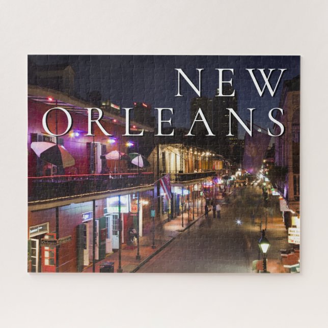New Orleans, Louisiana | The French Quarter Jigsaw Puzzle (Horizontal)