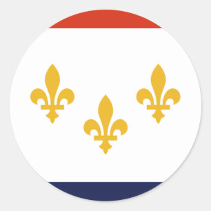 New Orleans, Louisiana, United States Classic Round Sticker