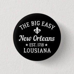 New Orleans Lousiana Button