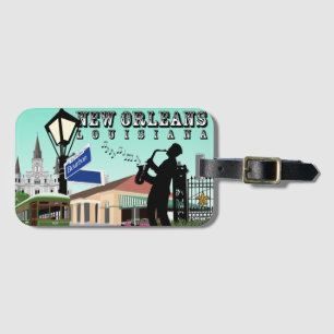New Orleans Luggage Tag