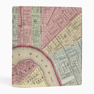 New Orleans Map by Mitchell Mini Binder