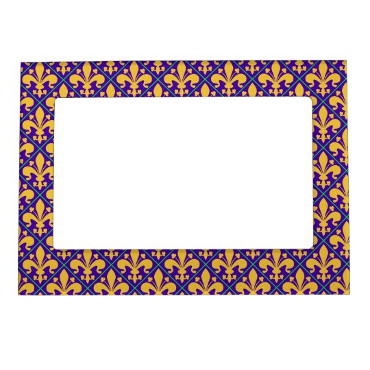 New Orleans Mardi Gras Fleur de Lis Picture Frame