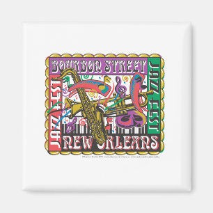 New Orleans Mardi Gras Magnet