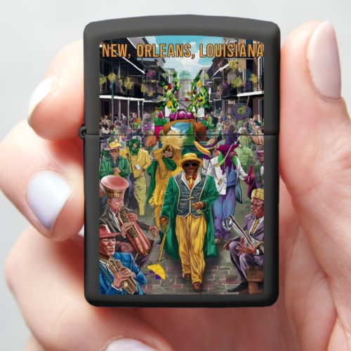 New Orleans Mardi Gras Parade Zippo Lighter