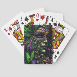 New Orleans Mardi Gras Poker Cards