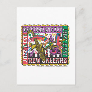 New Orleans Mardi Gras Postcard