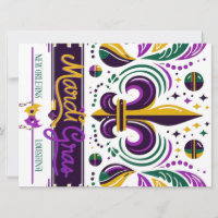 New Orleans Mardi Gras purple yellow green