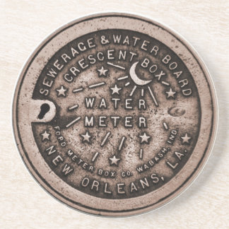New Orleans Meter Cover Drink Coaster