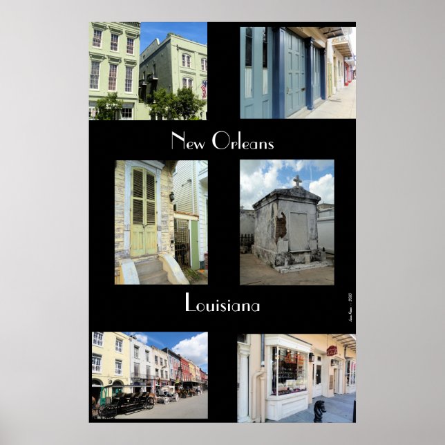 New Orleans Montage Poster (Front)