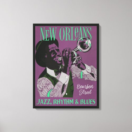 New Orleans Music canvas print