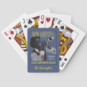 New Orleans Music custom name Poker Cards