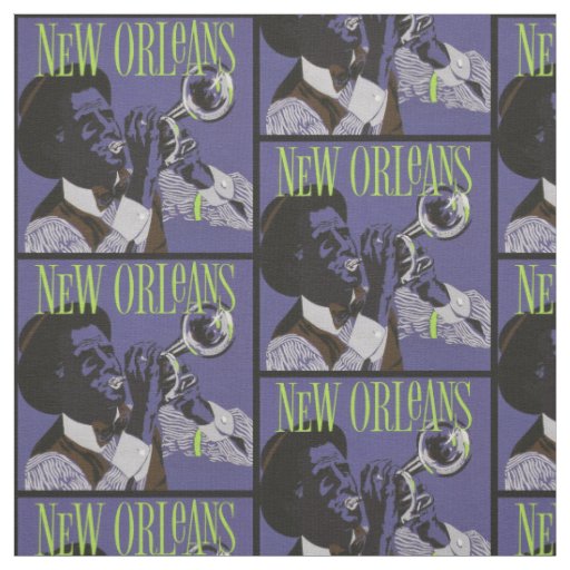 New Orleans Music fabric