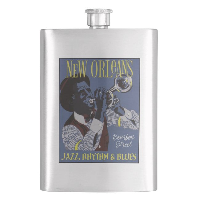 New Orleans Music flask (Front)
