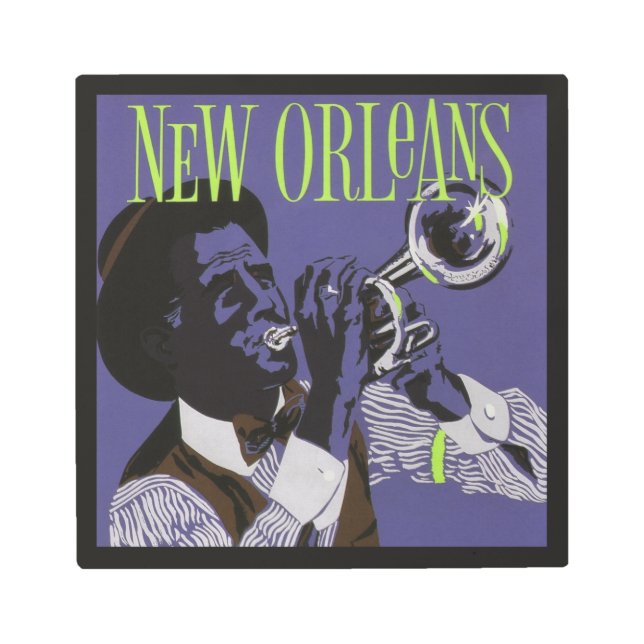 New Orleans Music metal wall art (Front)