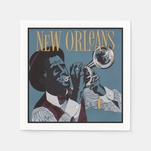 New Orleans Music paper napkins (Front)