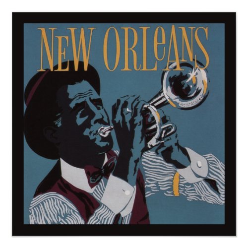 New Orleans Music poster