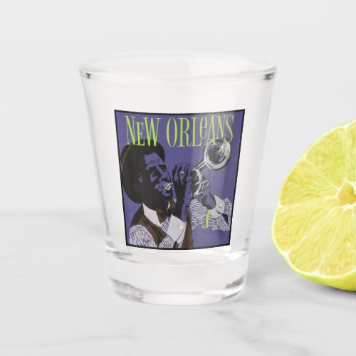 New Orleans Music Shot Glass