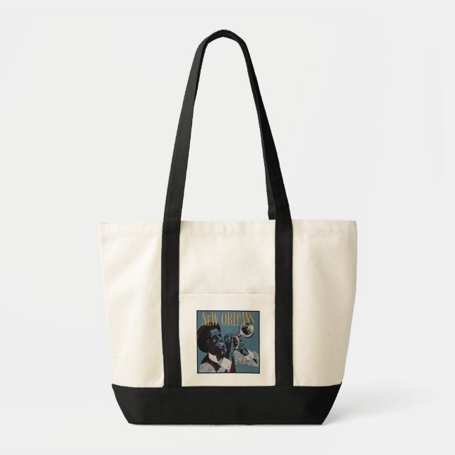 New Orleans Music tote bags (Front)