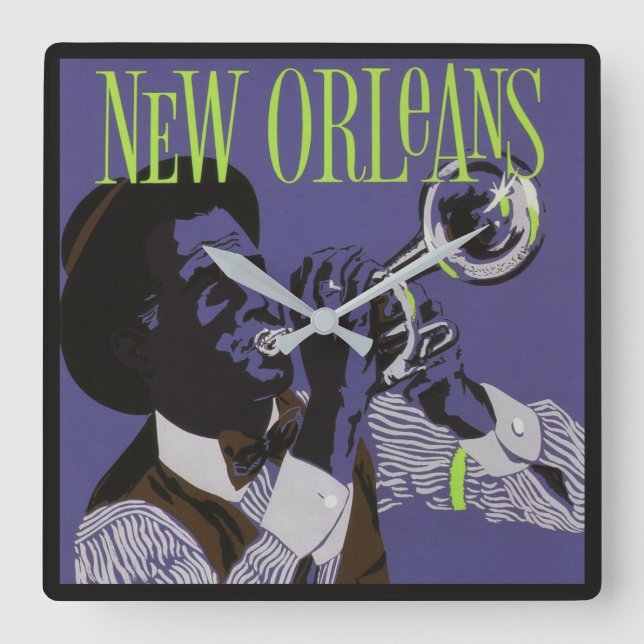 New Orleans Music wall clock (Front)