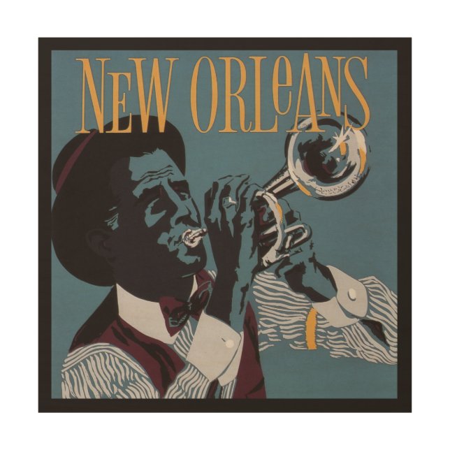 New Orleans Music wood wall art (Front)