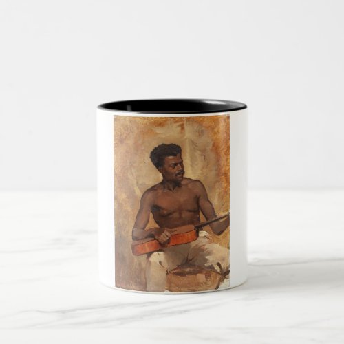 New Orleans Musician Guitarist Francis Millet Two_Tone Coffee Mug