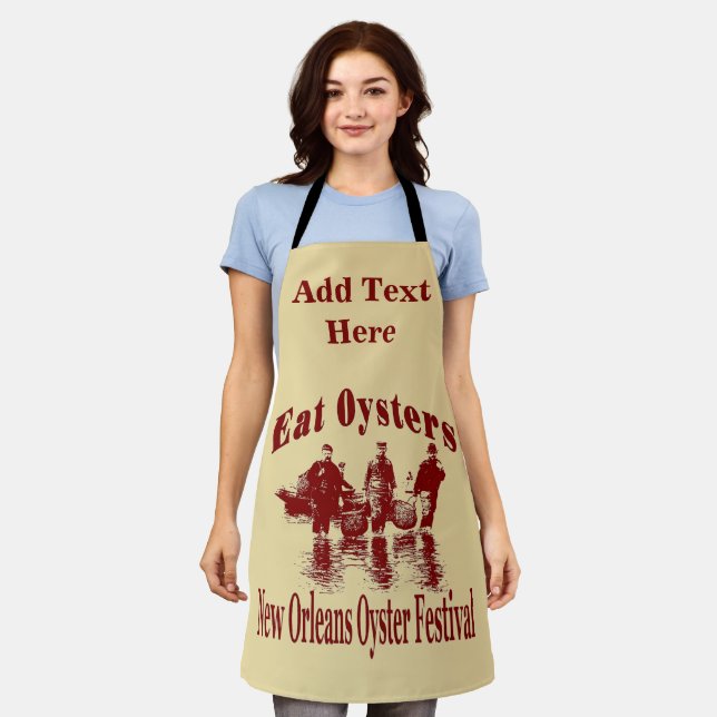 New Orleans Neighborhoods, add text, Apron (Worn)