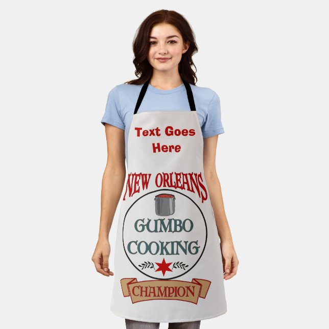New Orleans Neighborhoods, add text, Apron (Worn)
