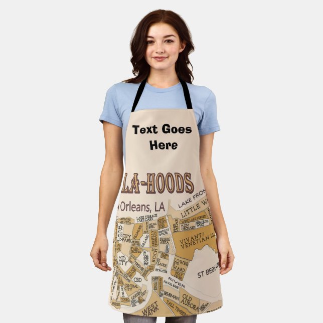 New Orleans Neighborhoods, add text, Apron (Worn)