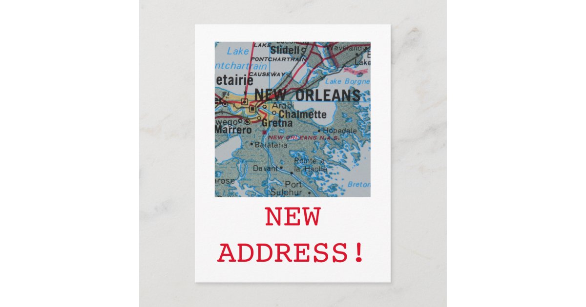 New Orleans New Address announcement