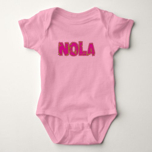 New Orleans NOLA Baby Bodysuit