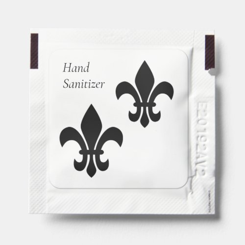 New Orleans Party Fleur de Lis  Lys French Symbol Hand Sanitizer Packet