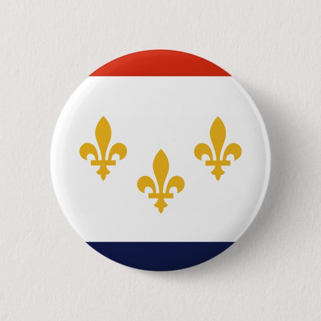 new orleans pinback button (Front)