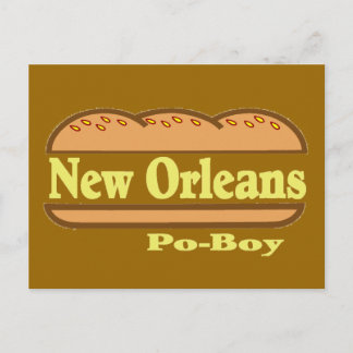 New Orleans Po Boy Postcard