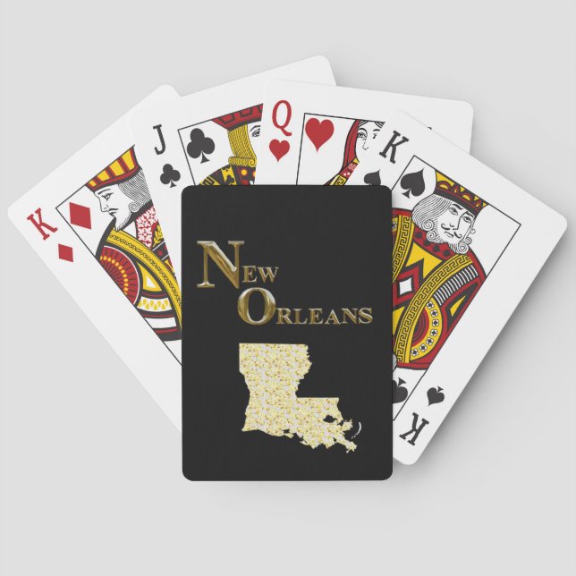 NEW ORLEANS POKER CARDS (Back)