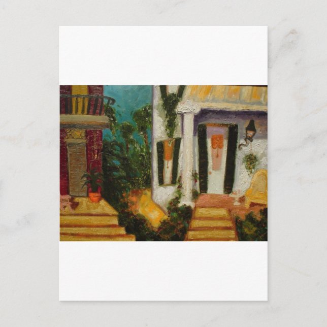New Orleans Porches Postcard (Front)