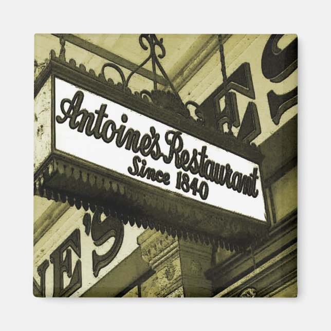 New Orleans Restaurants Magnet (Front)