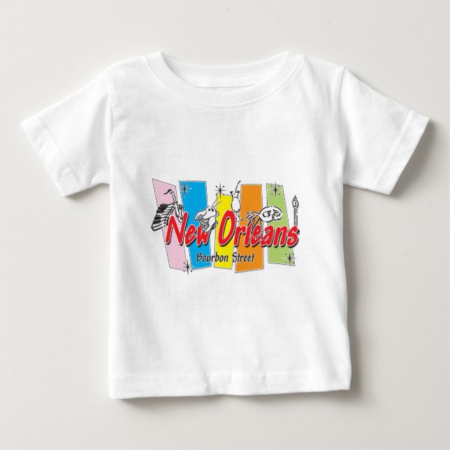 New Orleans Retro Look Baby T-Shirt (Front)