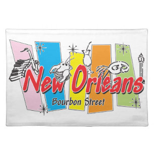 New Orleans Retro Look Placemat