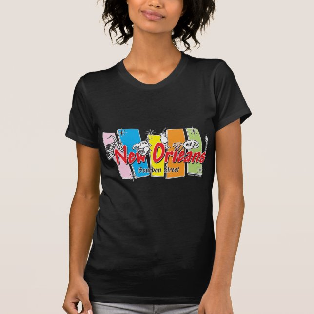New Orleans Retro Look T-Shirt (Front)
