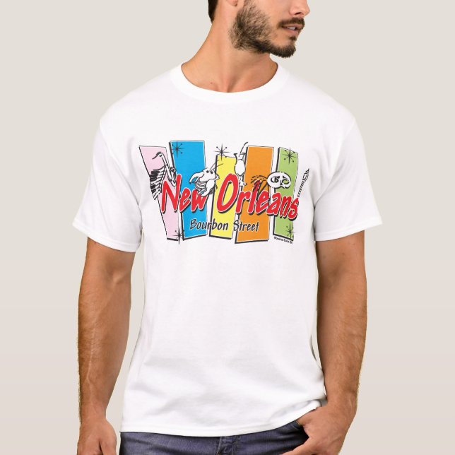 New-Orleans-Retro T-Shirt (Front)