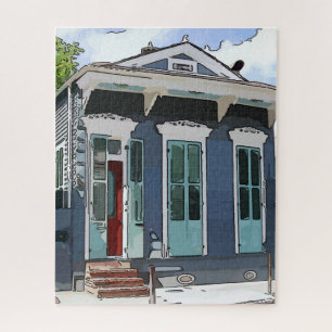 New Orleans Shot Gun House Jigsaw Puzzle