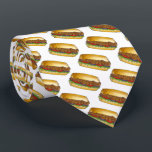 New Orleans Shrimp Po'Boy Poboy Sandwich Food Tie<br><div class="desc">Necktie features an original marker illustration of a delicious New Orleans style shrimp po'boy sandwich.</div>