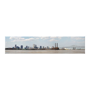 New Orleans Skyline Art Wall Décor Zazzle New Orleans Skyline Canvas Print