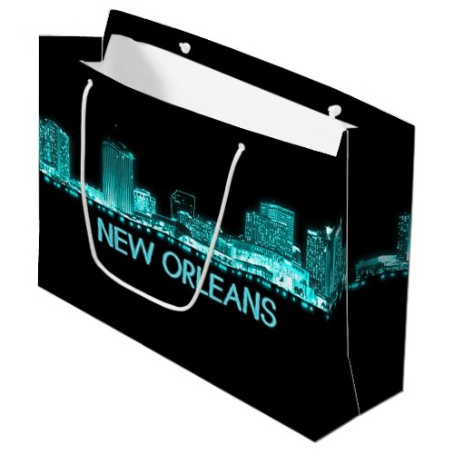 New Orleans Skyline Large Gift Bag