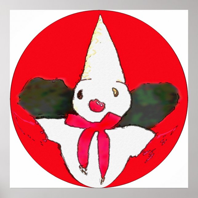 New Orleans Snowman Poster (Front)