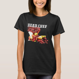 New Orleans Southern Locals Crawfish Boil Chef T-Shirt
