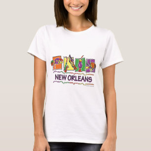 NEW-ORLEANS-SQUARES-eps copy T-Shirt