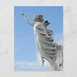 New Orleans Statue, Before the flood Postcard