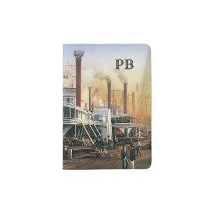 New Orleans Steamboat Passport Holder